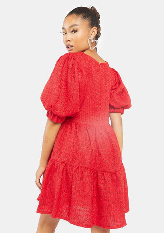 Carina Tweed Mini Dress