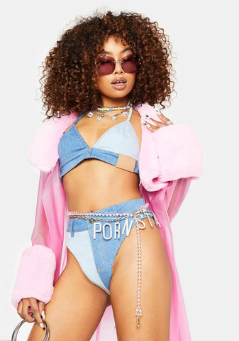 You're A Ten Denim Shorts Set