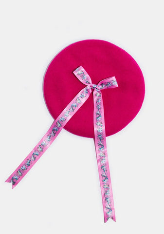 Sugarcube Corner Bow Beret