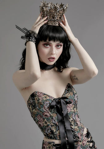 Nocturnal Garden Brocade Corset