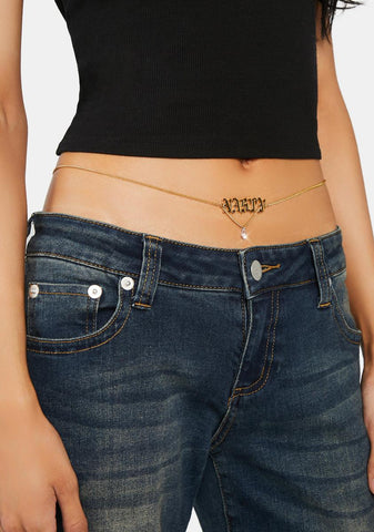 Nasty Thoughts Belly Chain
