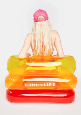Sunset Inflatable Lilo Chair
