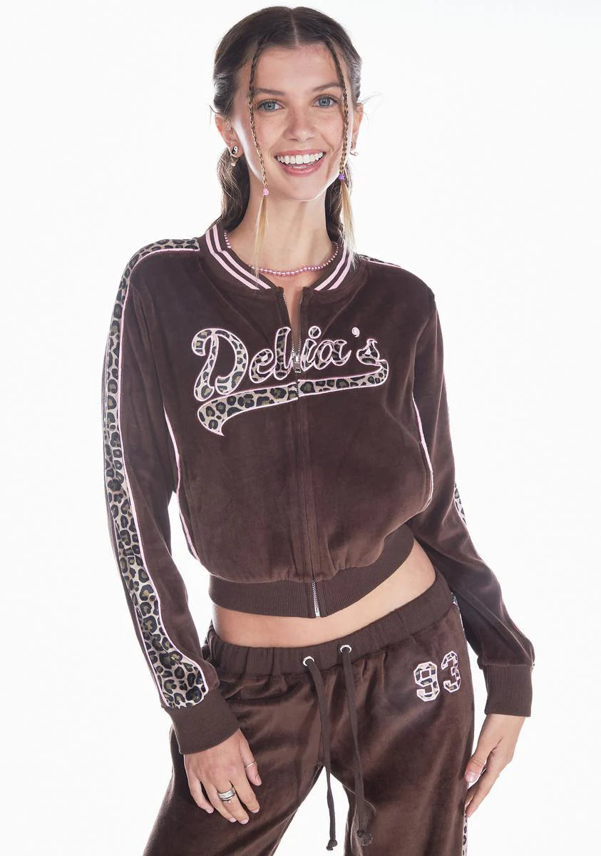 Sorry Ur Jealous Velour Track Jacket