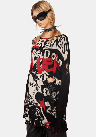 Own The Resistance Oversized Sweater