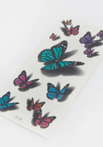 Fairy Shadows Butterfly Tattoos