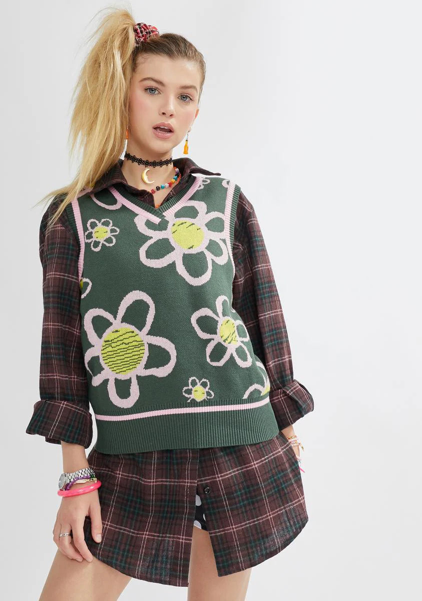 Call Me Retro Sweater Vest