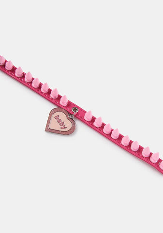 No One's Baby Spiked Choker