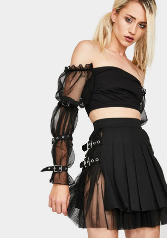 Dear Darkness Crop Top