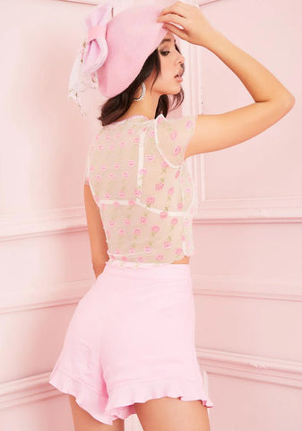 That's The Tea Wrap Skort