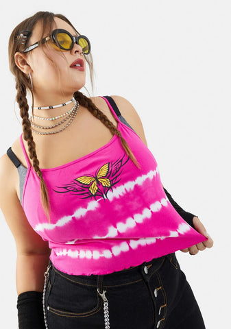 Plus Aerial Ace Butterfly Tank Top