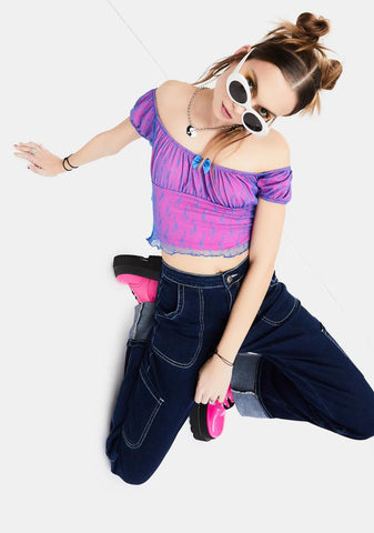 My Own Rhythm Lace Crop Top