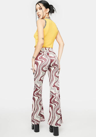 Rust How I See It Flare Pants