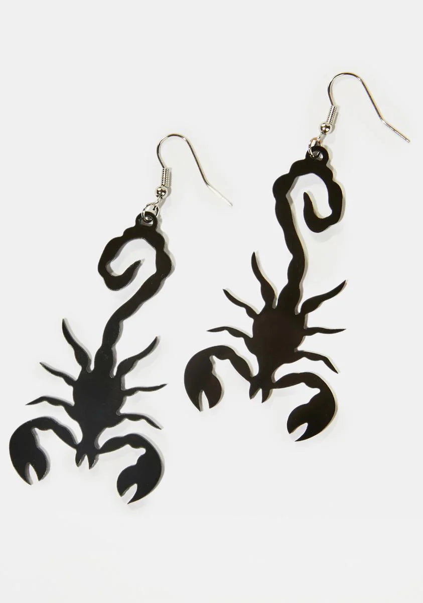 Might Get Stung Scorpion Earrings