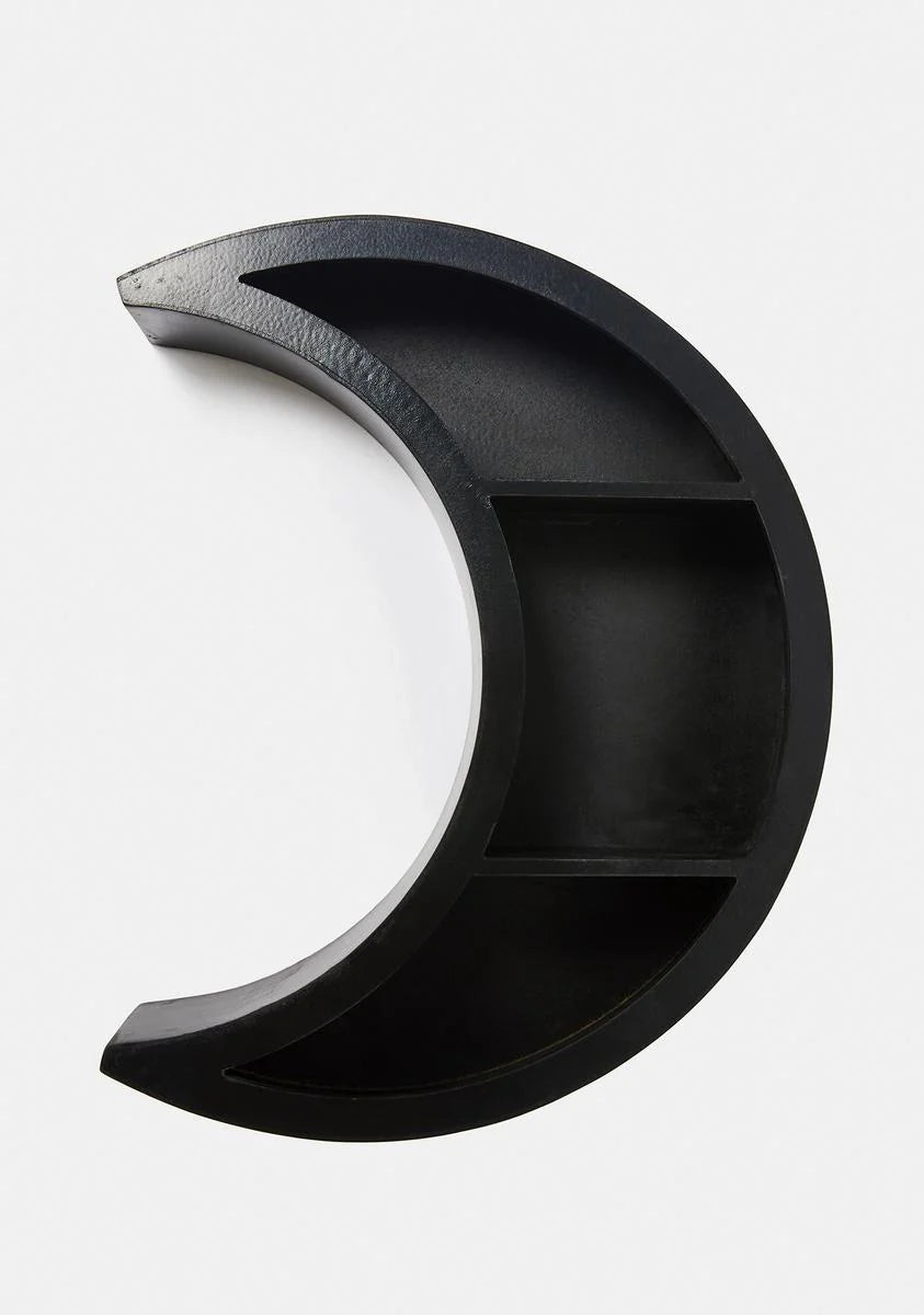 Dark Side Crescent Moon Shelf