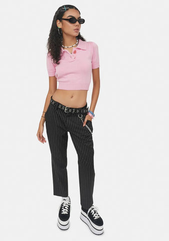 Miss Fortune Knit Polo Shirt