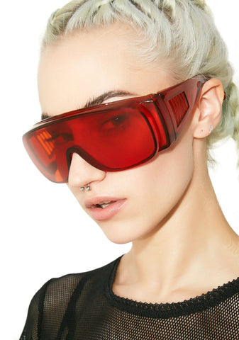 Burning Ember Shield Sunglasses