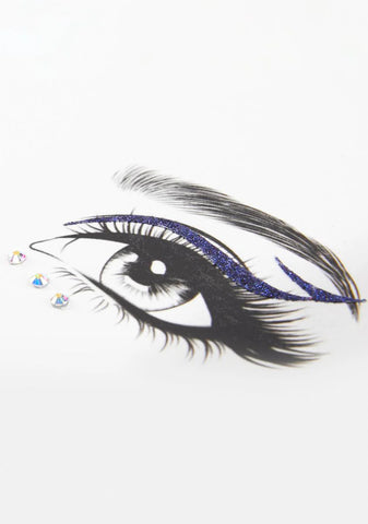 Berry Feline Pretty Eyeliner Stickers