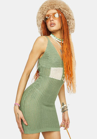 Read Your Aura Crochet Dress