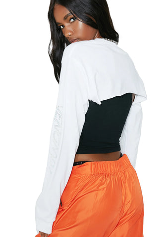 Super Cropped Long Sleeve Tee