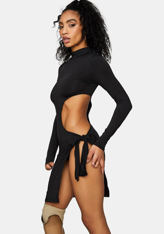 Can't Stop Staring Cut-Out Mini Dress