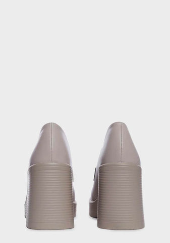 Natural Getaway Girl Heeled Loafers