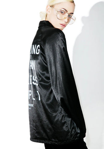 Supply Satin Coach Jacket