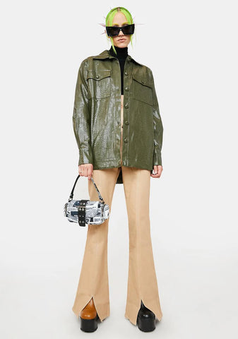 Devon Snake Print Jacket