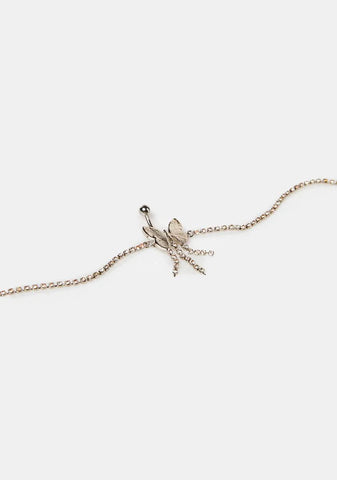 Dripping Butterfly Waist Chain
