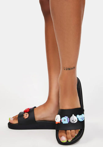 Nex Gen + BT21 Beach Slides