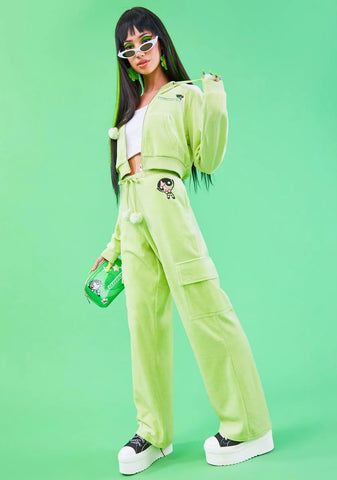 Ur Twisted Sister Velour Cargo Pants