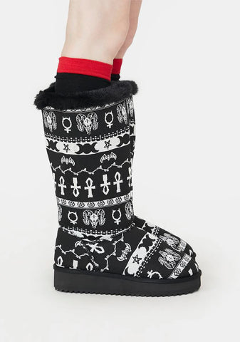 Made Of Mischief Slipper Boots