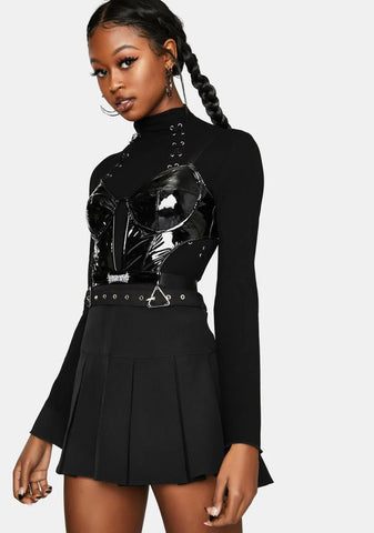 The Craft Pleated Mini Skirt