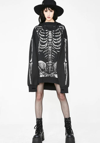 In Ya Bones Hoodie Dress