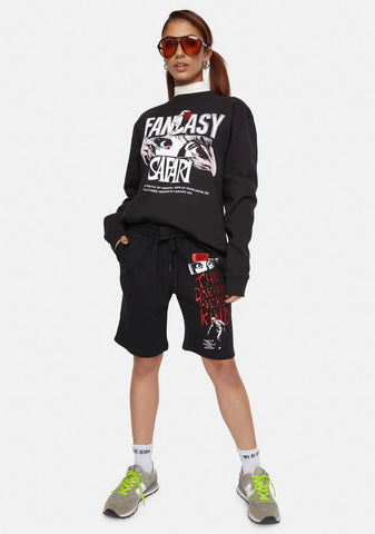 X Playdude Fantasy Safari Sweatshorts