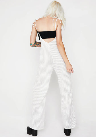 Lucky Strike Striped Jumpsuit