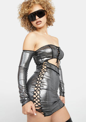 Cool And Collected Mini Dress