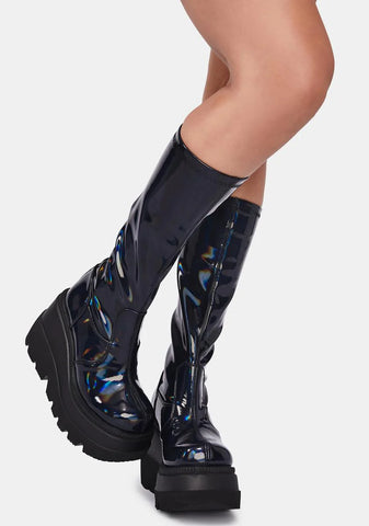 Shaker-65 Platform Knee High Boots
