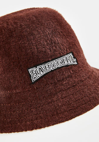 Mocha Uppin' The Score Fuzzy Bucket Hat