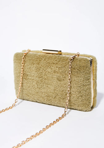 Mark My Words Fuzzy Crossbody