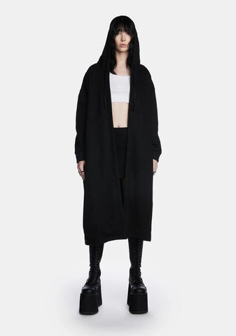 Onyx Don't Bother Me French Terry Coat