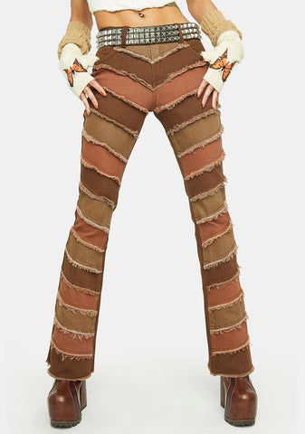 Ride The Wind Patchwork Jeans