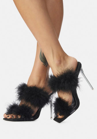 Pixie Faux Fur Heels