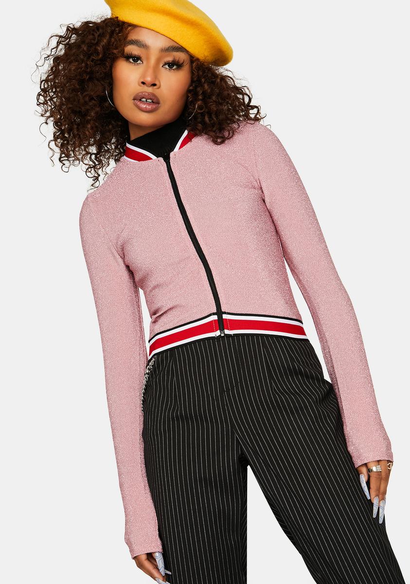 Wild Heart Sparkle Bomber Jacket