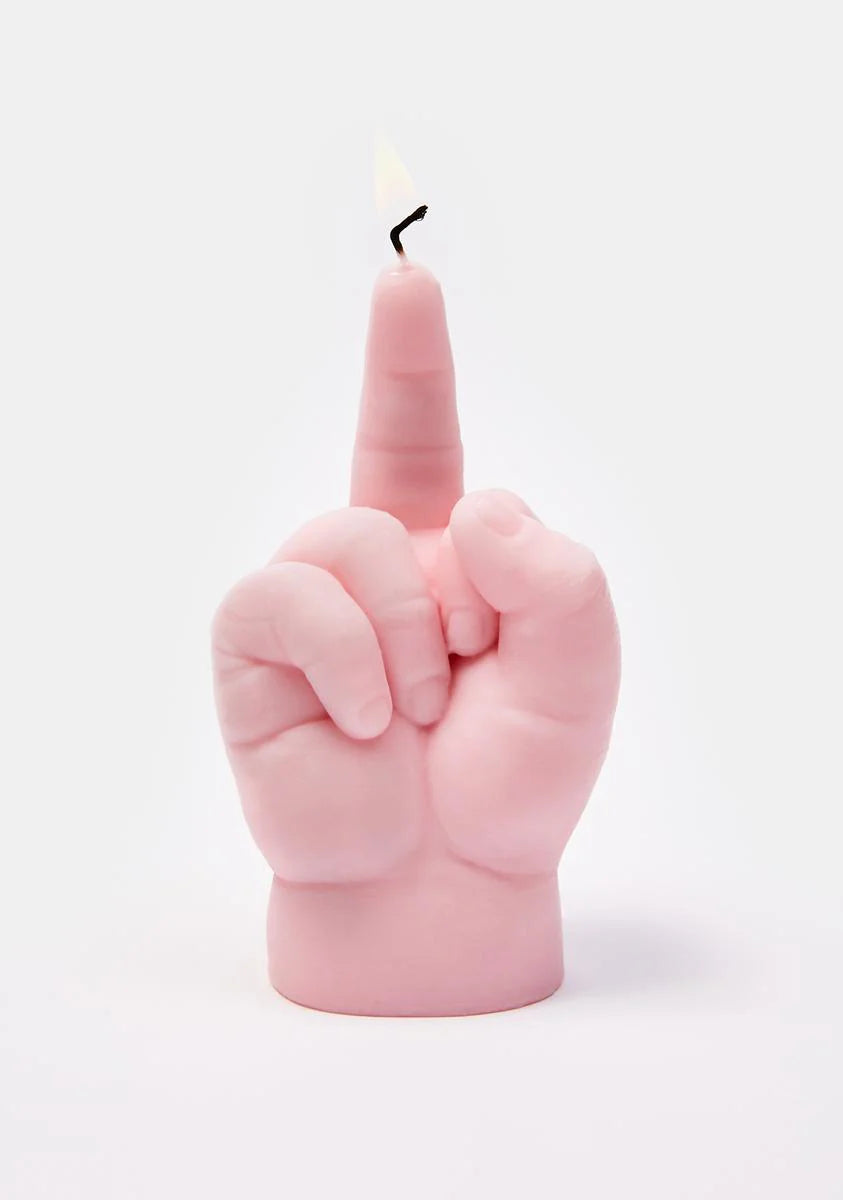 Pink Baby Fuck You Candle