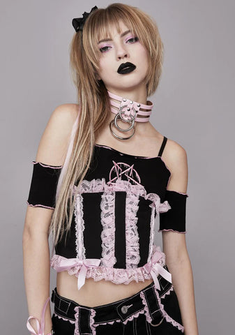 Ask Me If I Care Lace Corset