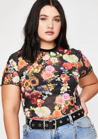 My Secret Crush Mesh Top