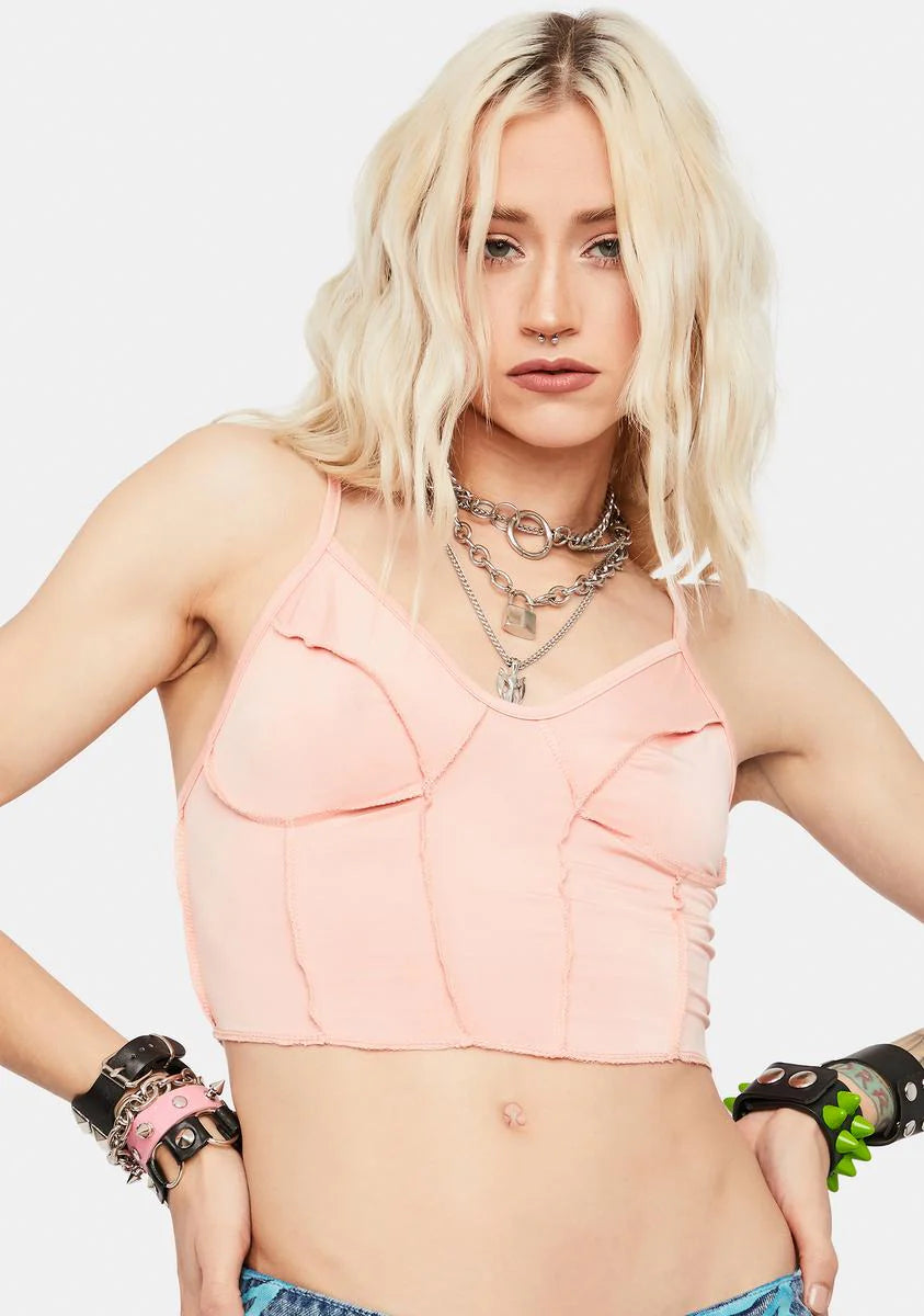 Why Bother Bustier Crop Top