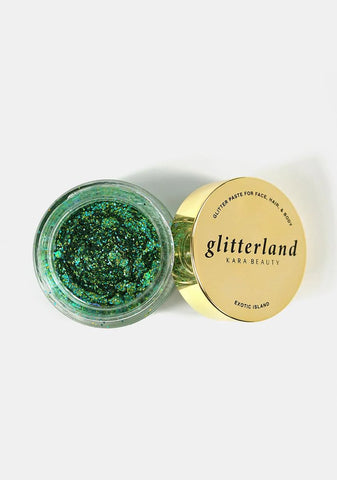 Exotic Island Glitter Land Glitter Paste