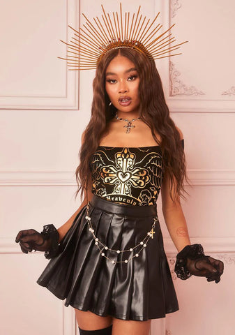 Wishful Thinking Pleated Skirt