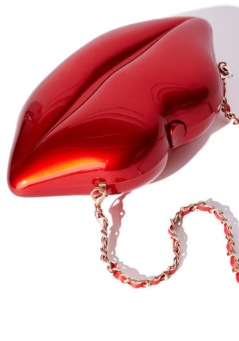 Sealed Lips Crossbody Bag